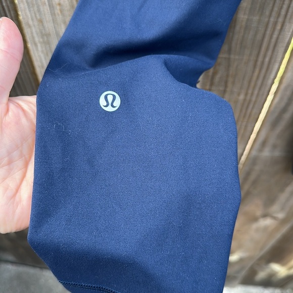 Lululemon Wunder Train High-Rise Crop 23" True Navy Size 2 - Picture 4 of 8